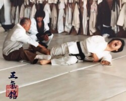 Hapkido founder Choi Yong Sul, teaching Jungki Kwan GM Lim Hyun Soo Hapkido founder Choi Yong Sul, teaching Jungki Kwan GM Lim Hyun Soo