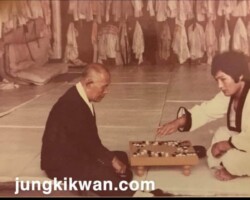 Hapkido founder Choi Yong Sul at the Jungki Kwan Headquarters Hapkido founder Choi Yong Sul at the Jungki Kwan Headquarters